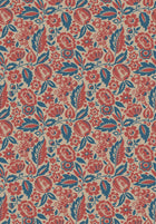 4816 Elise Red and Blue Wallpaper by Boråstapeter