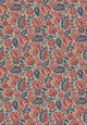 Elise Red and Blue New Heritage Wallpaper by Boråstapeter