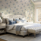 4817 Giovanna Floral Cream Blue Wallpaper by Belgravia