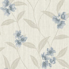 4817 Giovanna Floral Cream Blue Wallpaper by Belgravia
