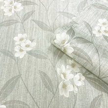 4819 Giovanna Floral Cream Grey Wallpaper by Belgravia