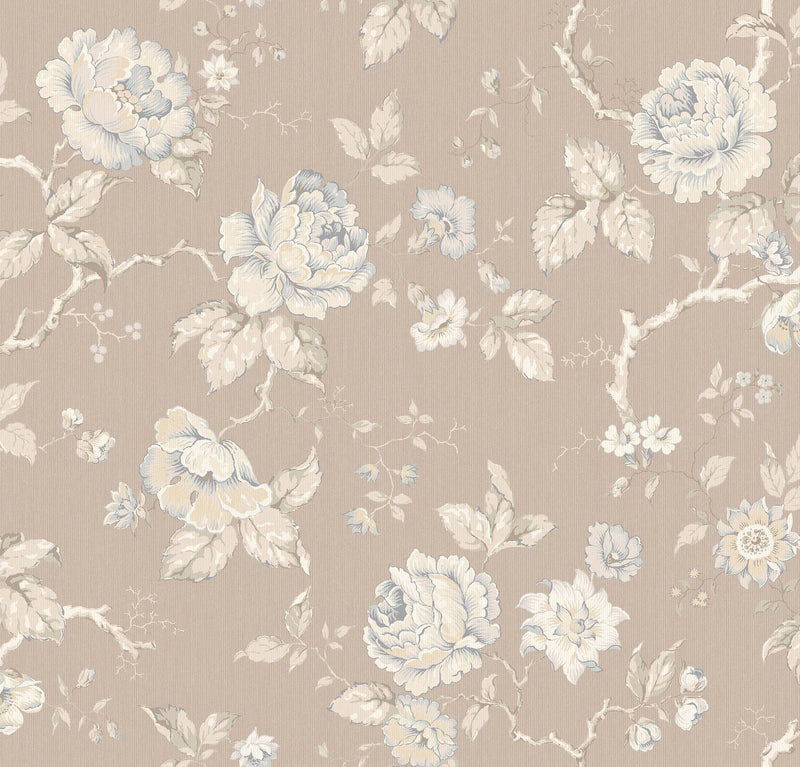 4828 Rosenträd Beige Wallpaper by Boråstapeter