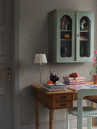 4829 Vintergröna Green and Beige Wallpaper by Boråstapeter