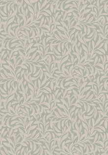 4829 Vintergröna Green and Beige Wallpaper by Boråstapeter