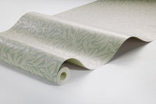 4829 Vintergröna Green and Beige Wallpaper by Boråstapeter