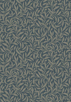 4830 Vintergröna Blue and Green Wallpaper by Boråstapeter