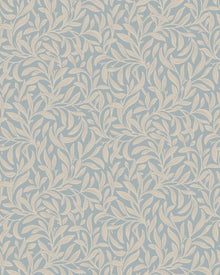 4831 Vintergröna Blue and Beige Wallpaper by Boråstapeter