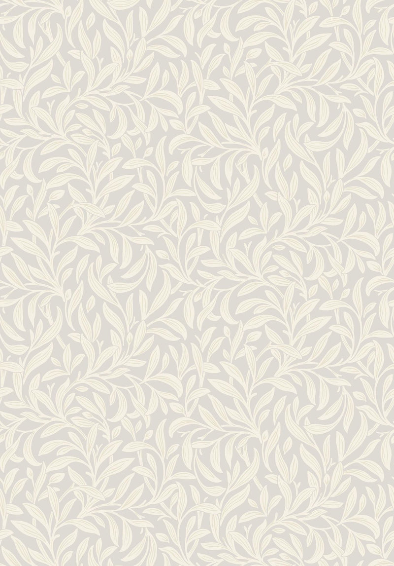 4833 Vintergröna Grey and White Wallpaper by Boråstapeter