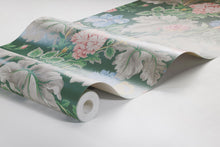 4834 Carnation Garden Green and Multi Wallpaper by Boråstapeter