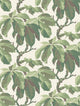 Kastanj Green and White New Heritage Wallpaper by Boråstapeter