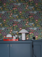 4842 Rabatt Multi and Black Wallpaper by Boråstapeter