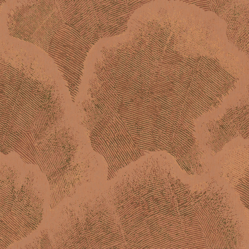 48632 Nefeli Terra Gold Zephyr Wallpaper by Arte