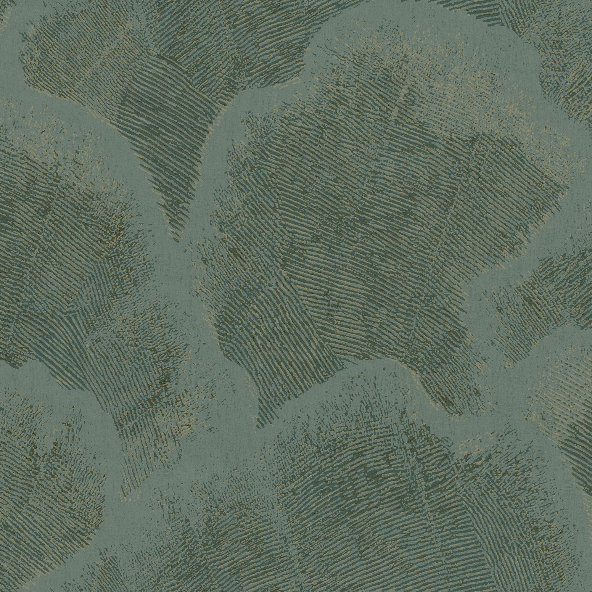 48635 Nefeli Jade Gold Zephyr Wallpaper by Arte