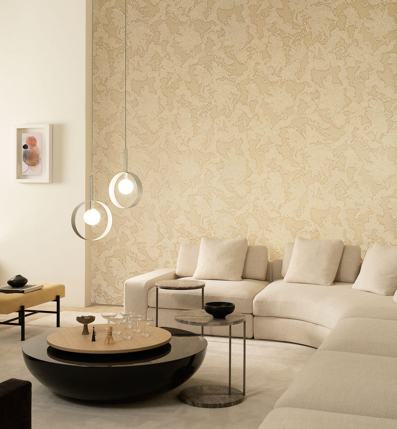 48641 Avra Eggshell Zephyr Wallpaper by Arte