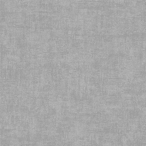 489941 Charlene Plain Grey Wallpaper by Rasch