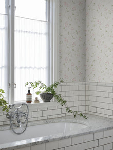 490-24 Light Pink Sanna Tidlösa Wallpaper by Sandberg