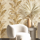49302 Palma Stratum Beige Wallpaper By Galerie