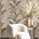 49304 Palma Stratum Grey Wallpaper By Galerie