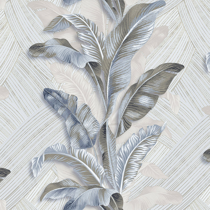49306 Palma Stratum Light Blue Wallpaper By Galerie