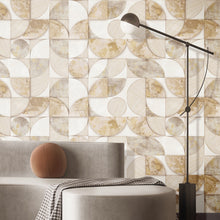 49310 Geometrico Stratum Beige Wallpaper By Galerie