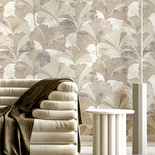 49320 Ginko Stratum Beige Wallpaper By Galerie