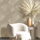 Unito Stratum Beige Wallpaper By Galerie