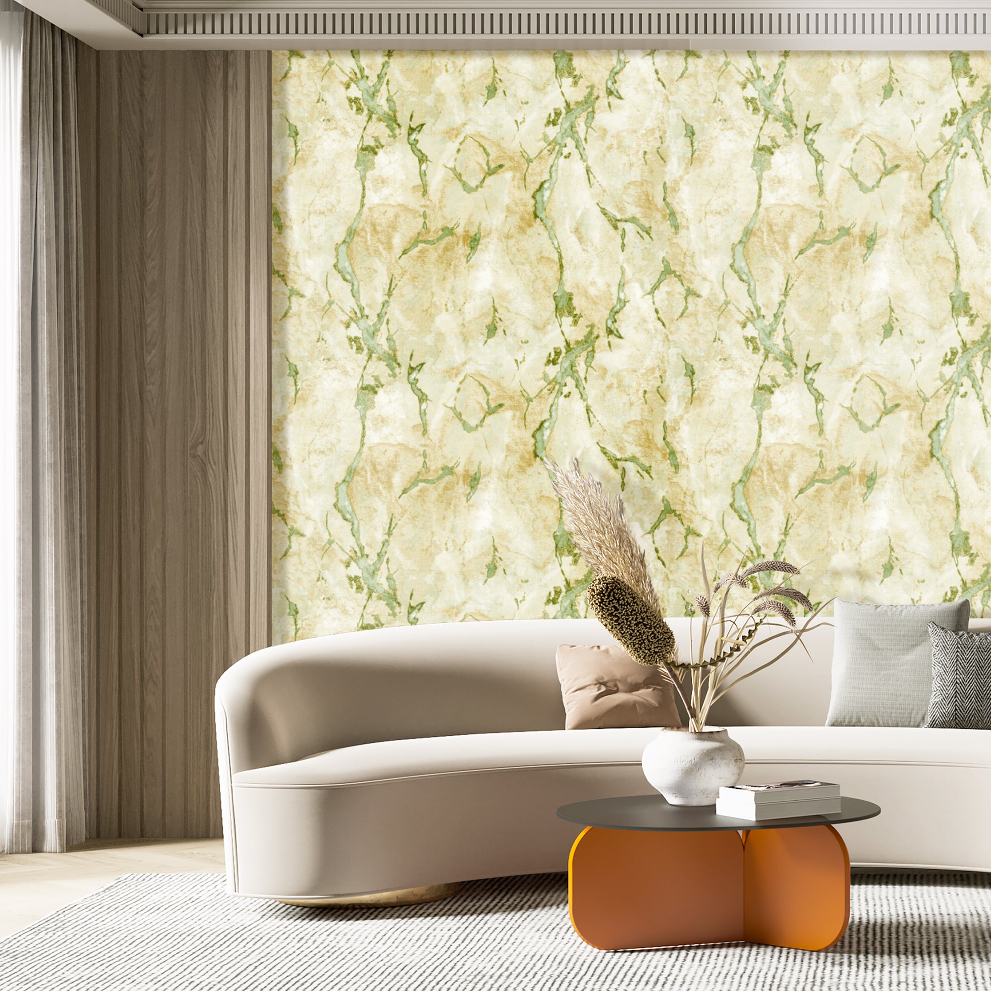 49355 Marmo Stratum Gold Wallpaper By Galerie