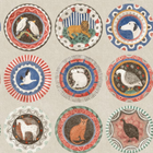 BW45126/1 Robina's Dinner Party Kit Kemp Wallpaper By GP & J Baker