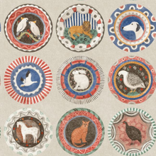 BW45126/1 Robina's Dinner Party Kit Kemp Wallpaper By GP & J Baker