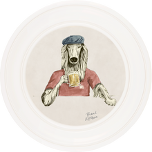 Happy Hour Bruce on Chalk White Framed Art Prints by Brand McKenzie