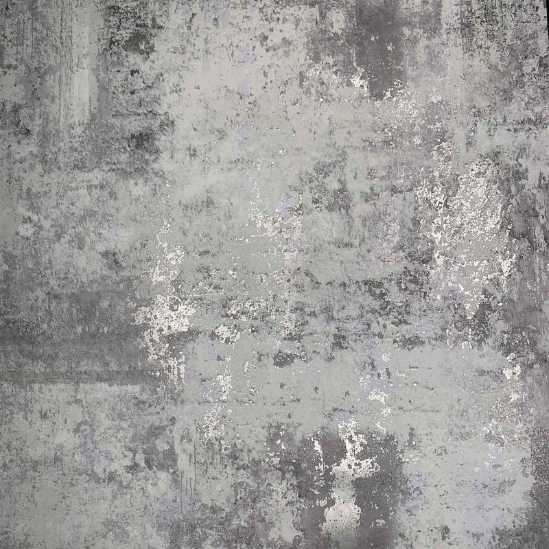 50103 Exposed Metallic Industrial Texture Dark Grey Wallpaper by WallpaperSales Exclusives