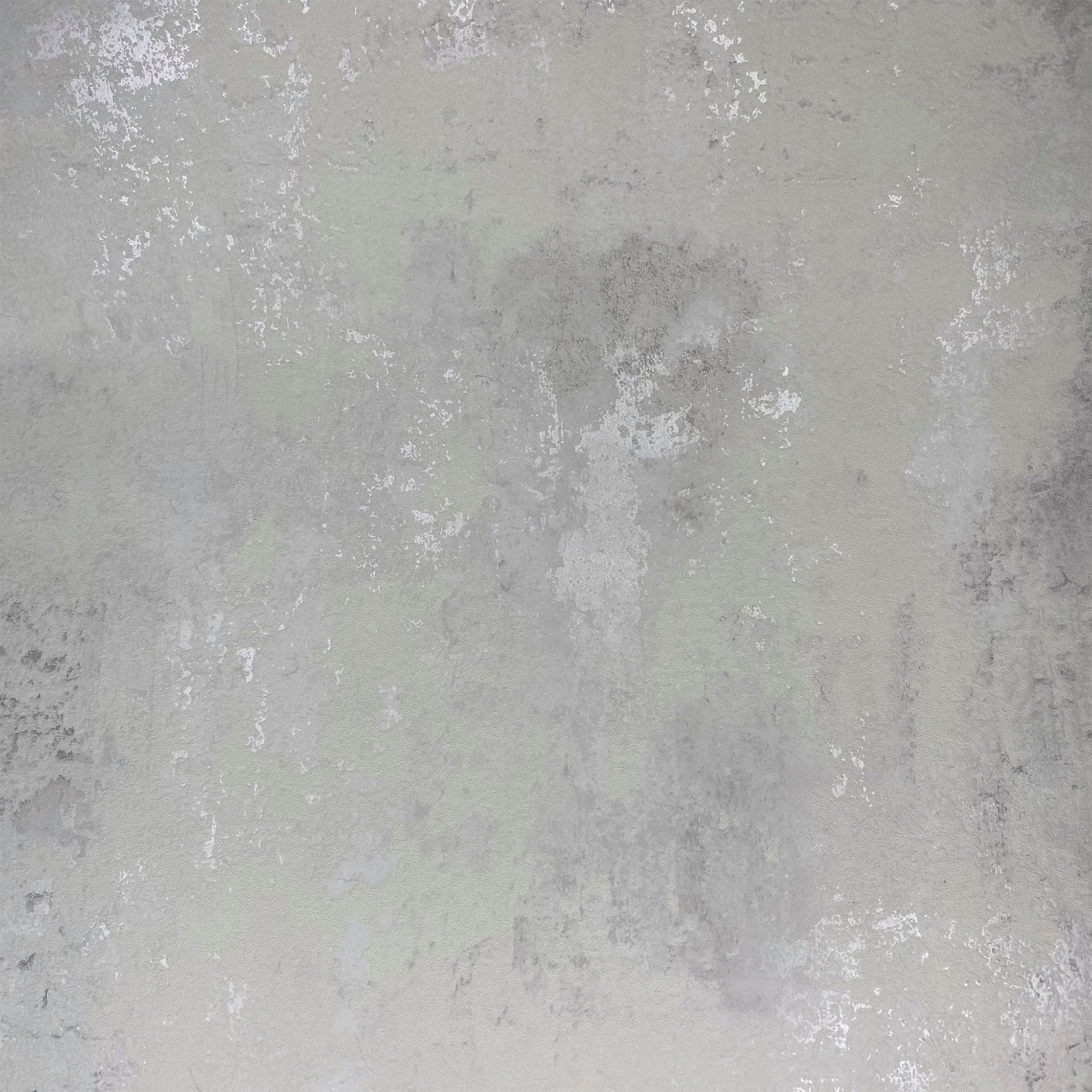 50106 Exposed Metallic Industrial Texture White Wallpaper by WallpaperSales Exclusives