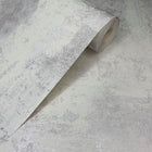50106 Exposed Metallic Industrial Texture White Wallpaper by WallpaperSales Exclusives