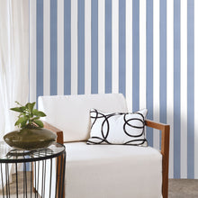 5060-1 Cronno Blue Essential Stripes Wallpaper by Galerie