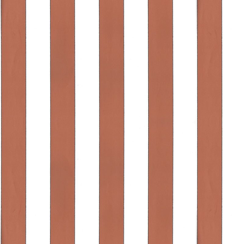 5060-3 Cronno Orange Essential Stripes Wallpaper by Galerie