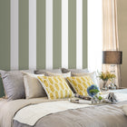 5062-2 King Green Essential Stripes Wallpaper by Galerie