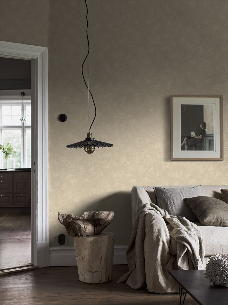 5081 Painter´s Wall Light Yellow and Beige Cottage Garden Wallpaper by Boråstapeter