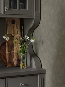 5087 Painter´s Wall Dark Green and Grey Cottage Garden Wallpaper by Boråstapeter