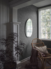 5088 Painter´s Wall Dark Blue and Grey Cottage Garden Wallpaper by Boråstapeter
