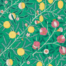 510018 Fruit Bedford Park Tangled Green Wallpaper by Morris & Co