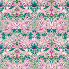 510021 Strawberry Thief Bedford Park Miami Strip Wallpaper by Morris & Co
