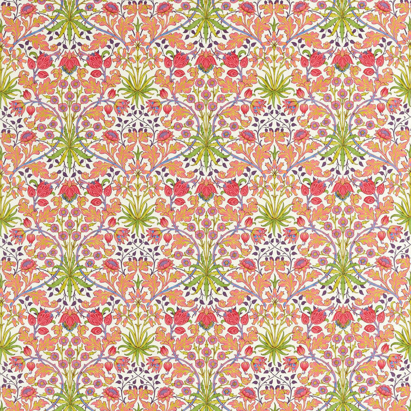 520005 Hyacinth Bedford Park Cosmo Pink Fabric by Morris & Co