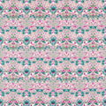 Strawberry Thief Bedford Park Miami Strip Fabric by Morris & Co