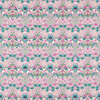 520017 Strawberry Thief Bedford Park Miami Strip Fabric by Morris & Co