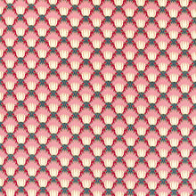 520020 Tulip & Bird Bedford Park Amaranth & Blush Fabric by Morris & Co