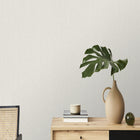 526783 Bellini Plain Silver Wallpaper by Rasch