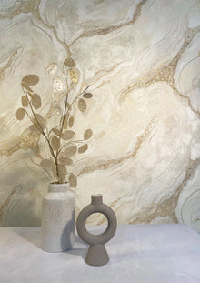 529425 Vasari Marble Natural Wallpaper by Rasch