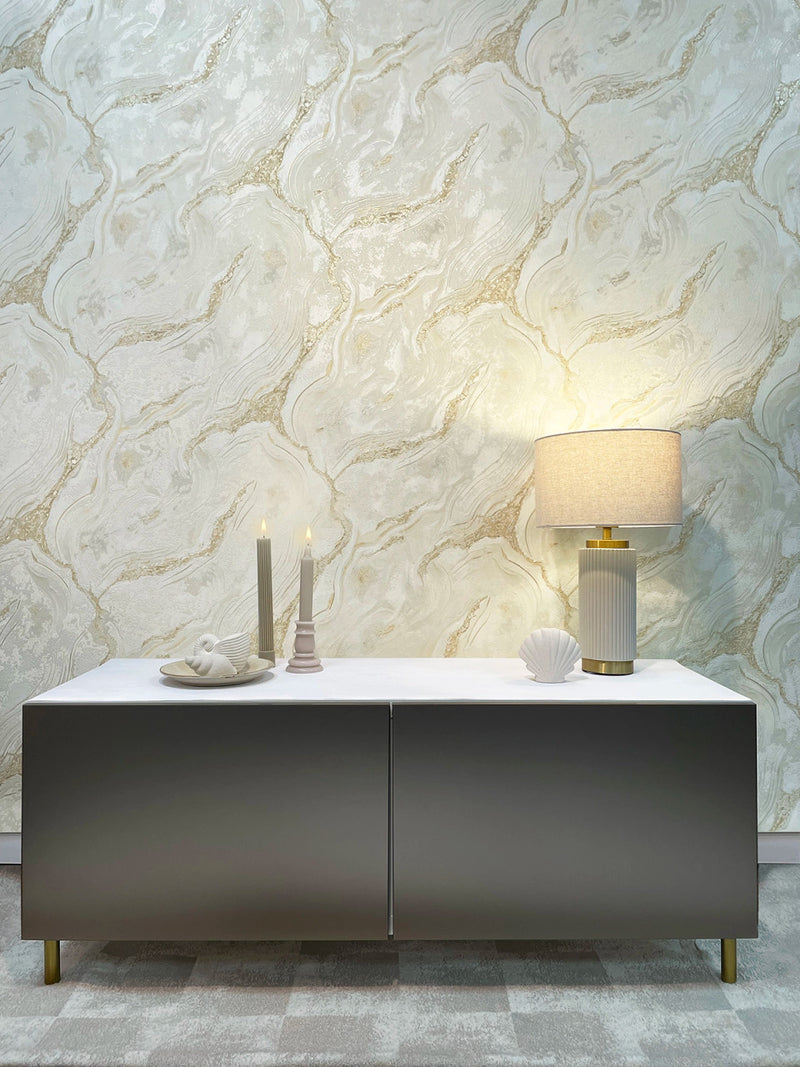 529425 Vasari Marble Natural Wallpaper by Rasch