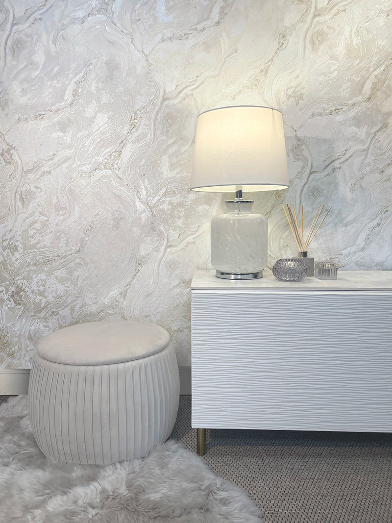 529470 Vasari Marble Pearl Wallpaper by Rasch