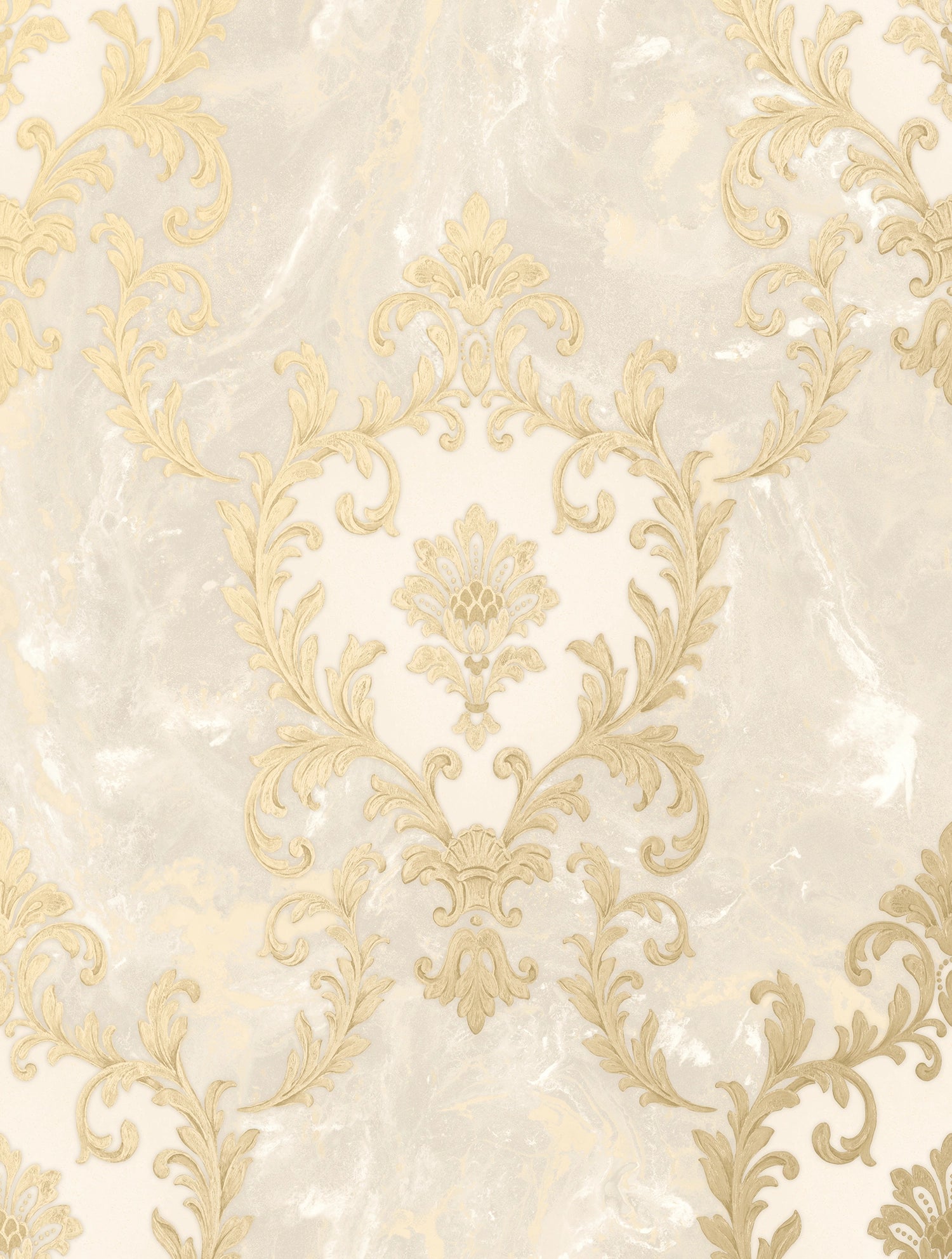 534368 Sienna Damask Beige Wallpaper by Rasch